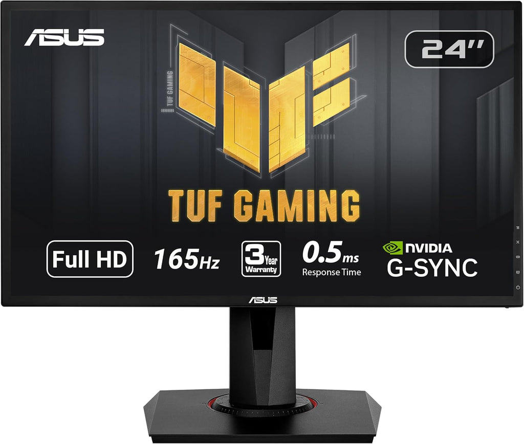 24 inch G-SYNC gaming monitor by ASUS TUF Gaming with Full HD 165Hz and 0.5ms response time