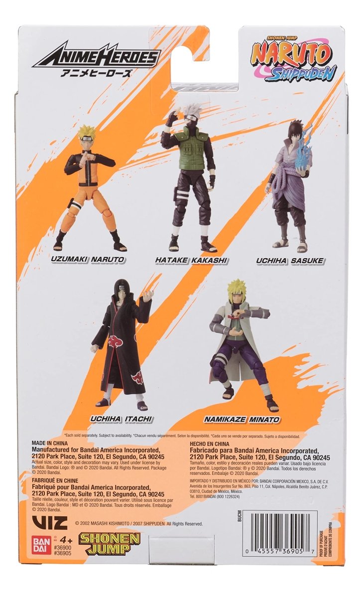 Bandai - Anime Heroes Naruto - Namikaze Minato (36905) - craques