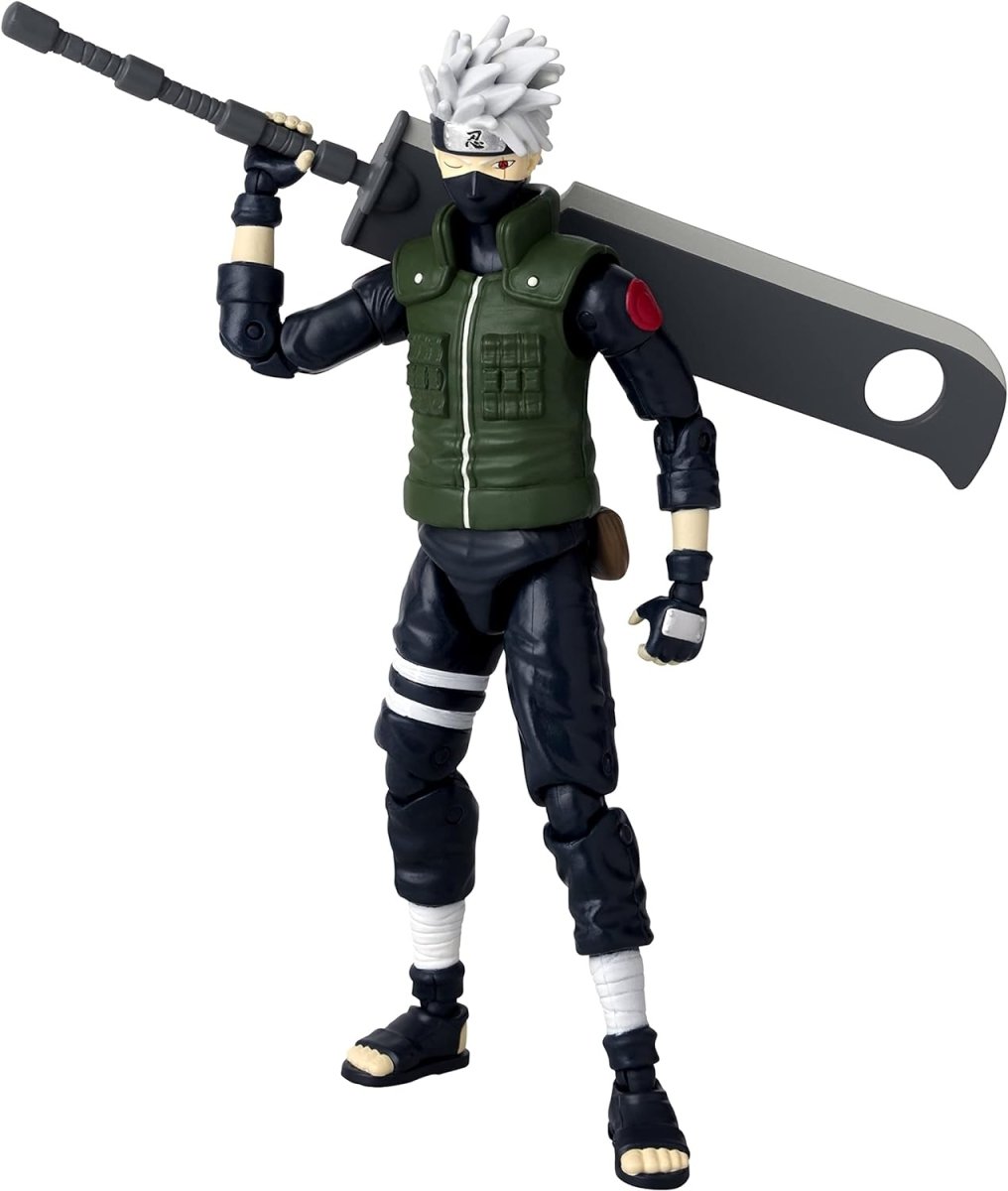 Kakashi Fourth Great Ninja War action figure by craques holding large sword in battle pose