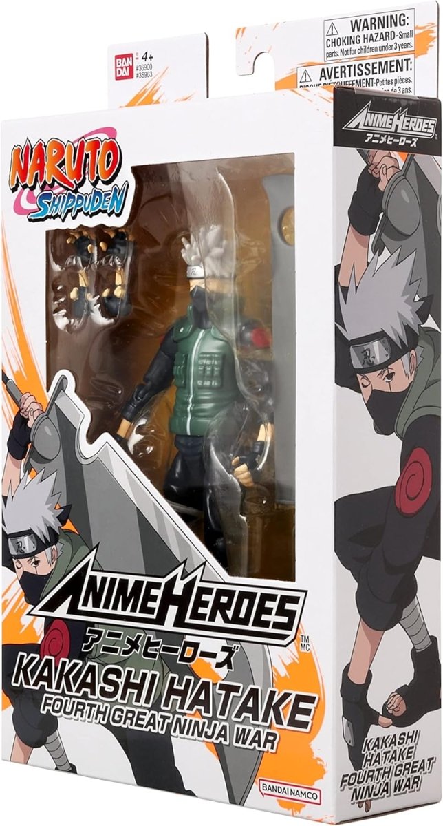 Kakashi Fourth Great Ninja War action figure from Naruto Shippuden Anime Heroes 