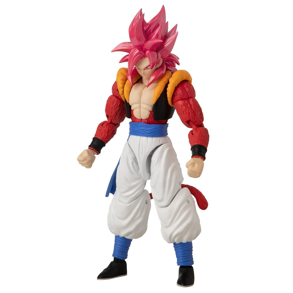 Craques Super Saiyan 4 Gogeta action figure with red hair and muscular build in detailed pose