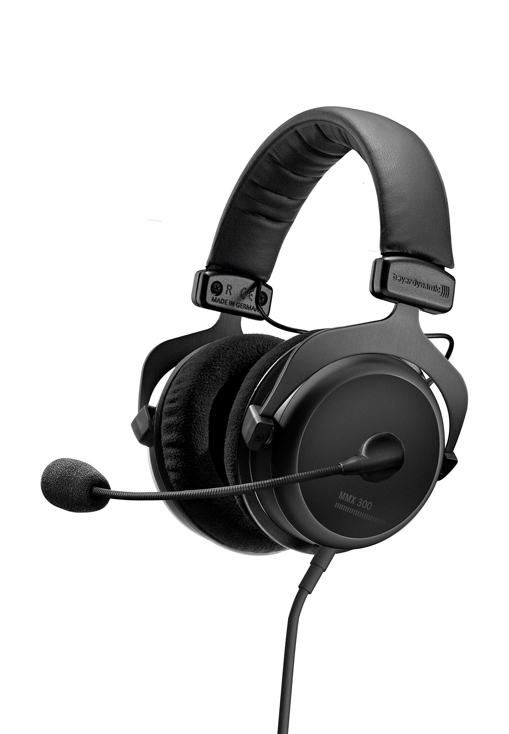 beyerdynamic MMX 300 PRO gaming headset in black with padded ear cups and adjustable microphone