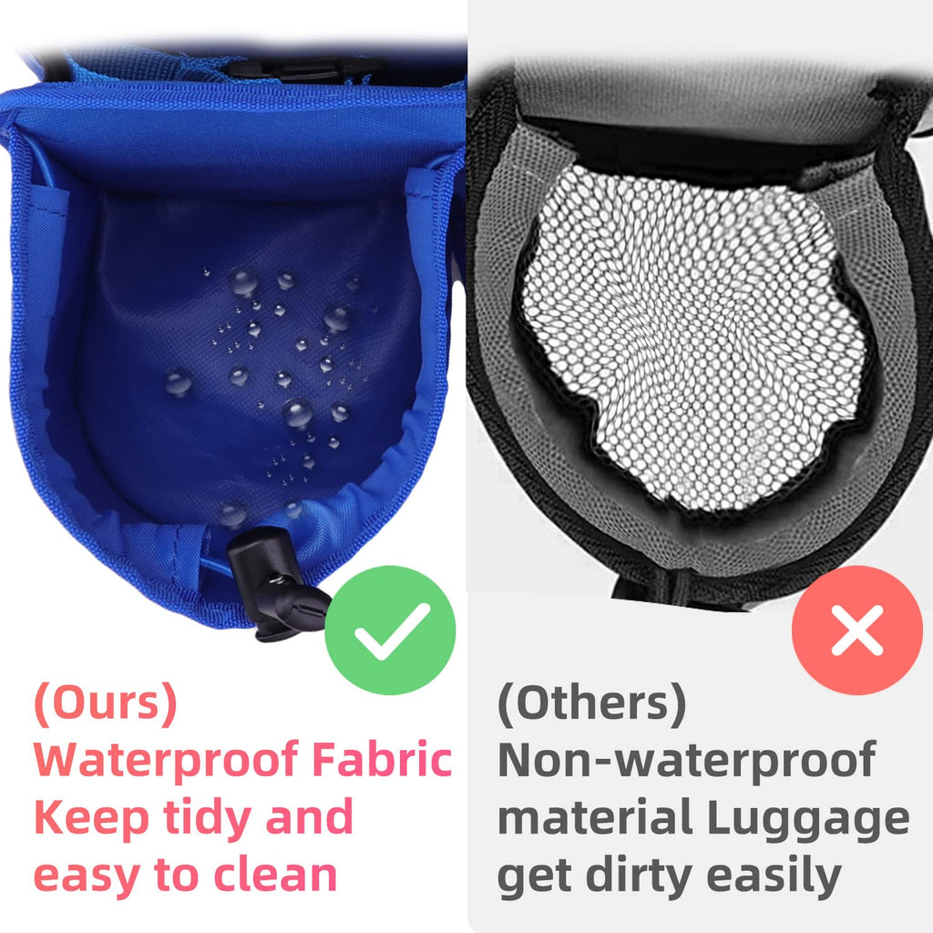 Craques travel cup holder for luggage with waterproof fabric to keep drinks tidy and easy to clean