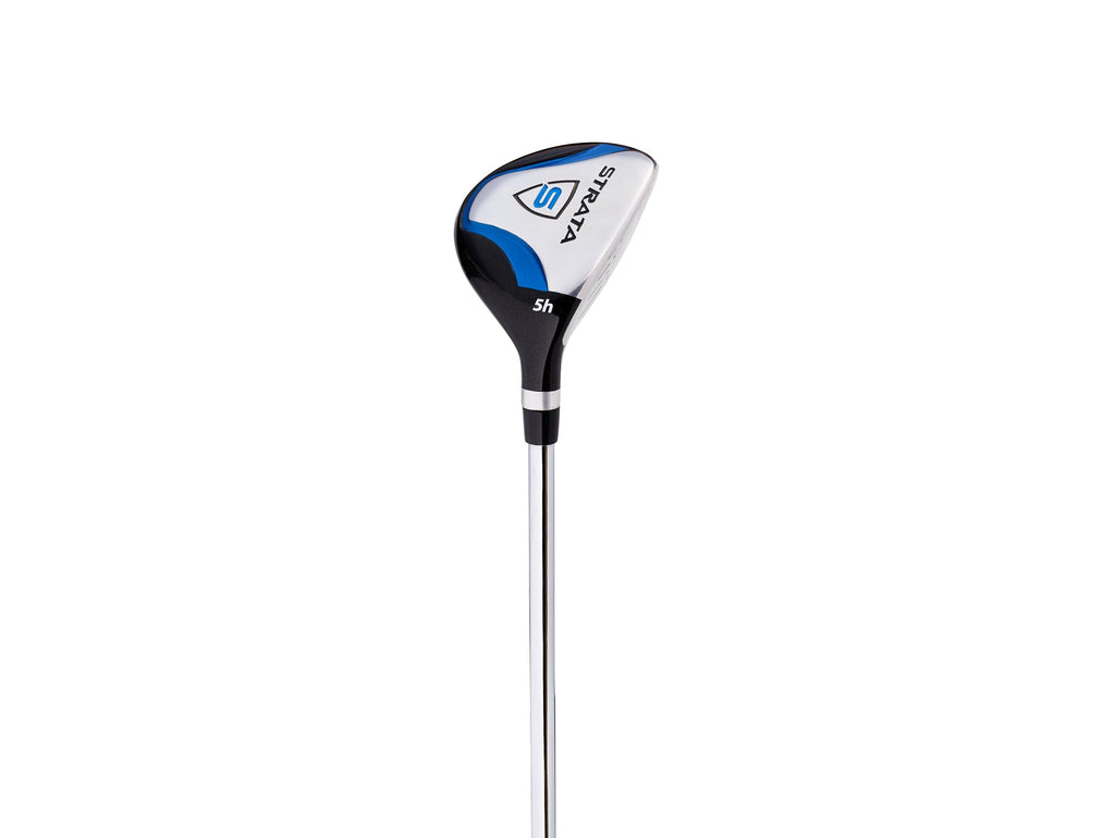 Craques Callaway Strata golf club set 5-hybrid club with blue and black head design