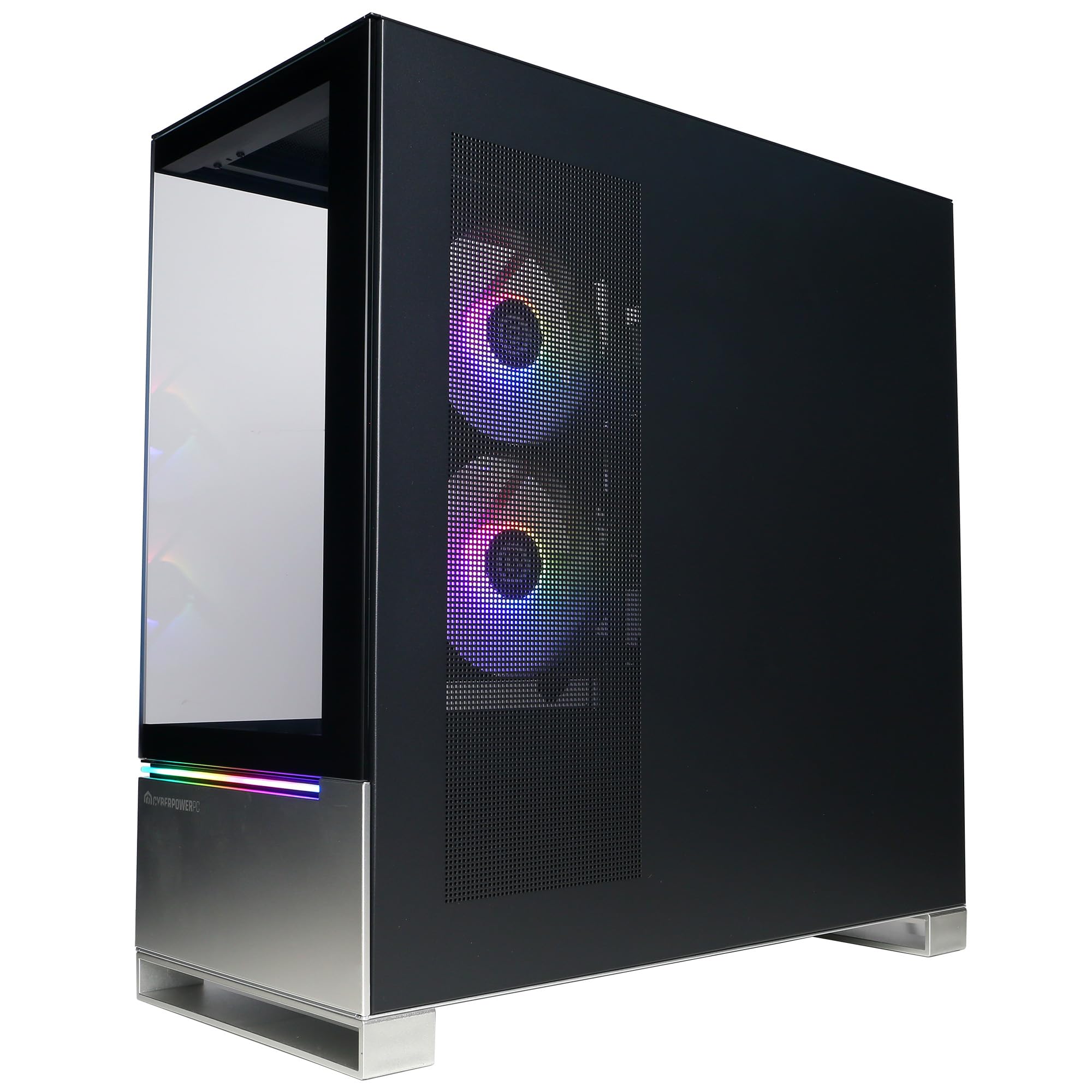 Craques high performance gaming pc with sleek black case and RGB cooling fans