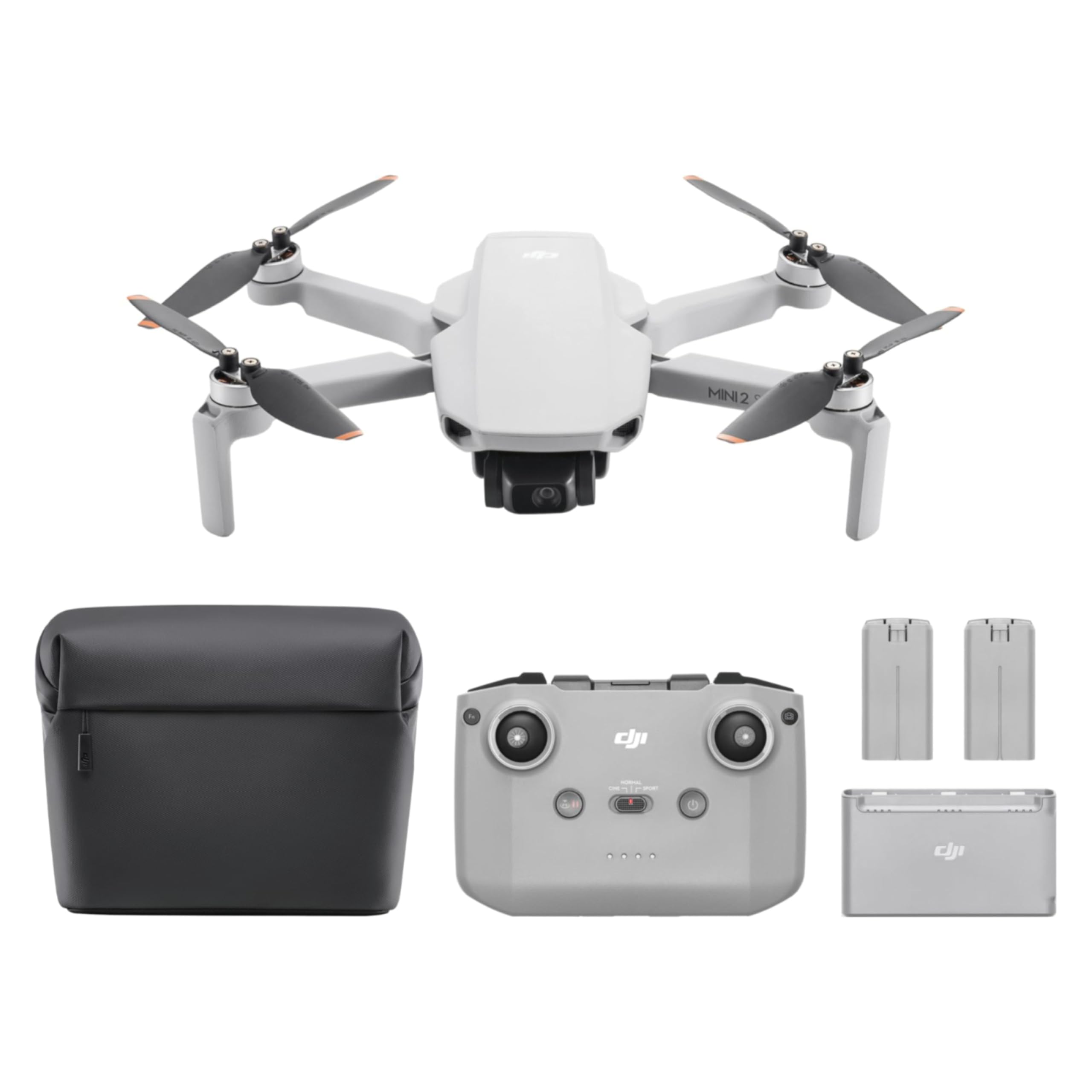 DJI Neo mini drone 4K UHD with remote controller, two batteries, charging hub, and carrying case by craques