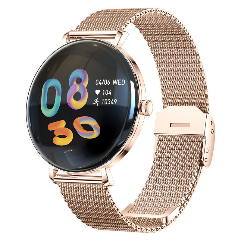 Smart Watch Ultra-thin Bluetooth Calling Music - Golden Milan