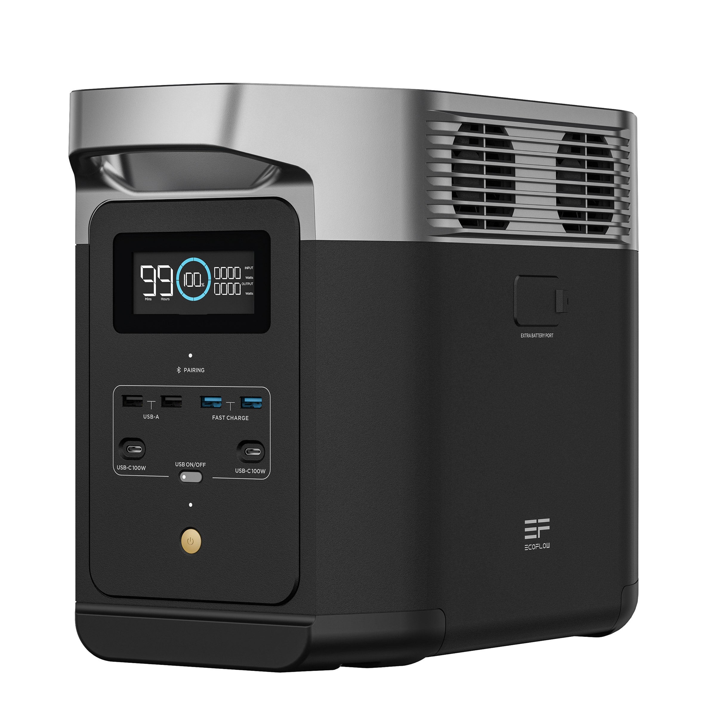 Craques portable solar generator kit with digital display and multiple USB charging ports