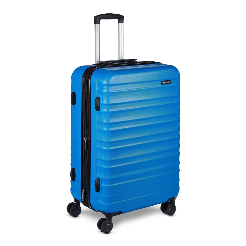 Craques blue expandable hardshell luggage set with telescopic handle and four spinner wheels