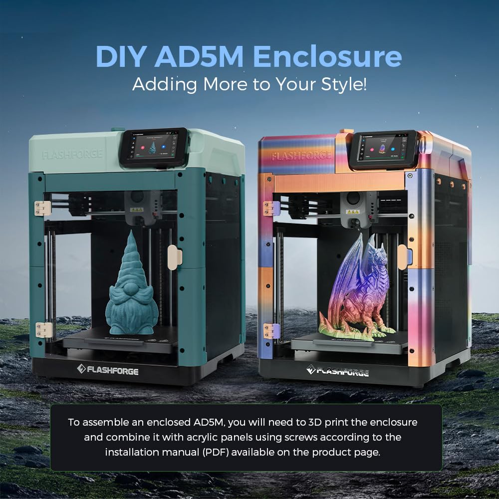 Flashforge Adventurer 5M 3D Printer by Craques - Precision & Easy