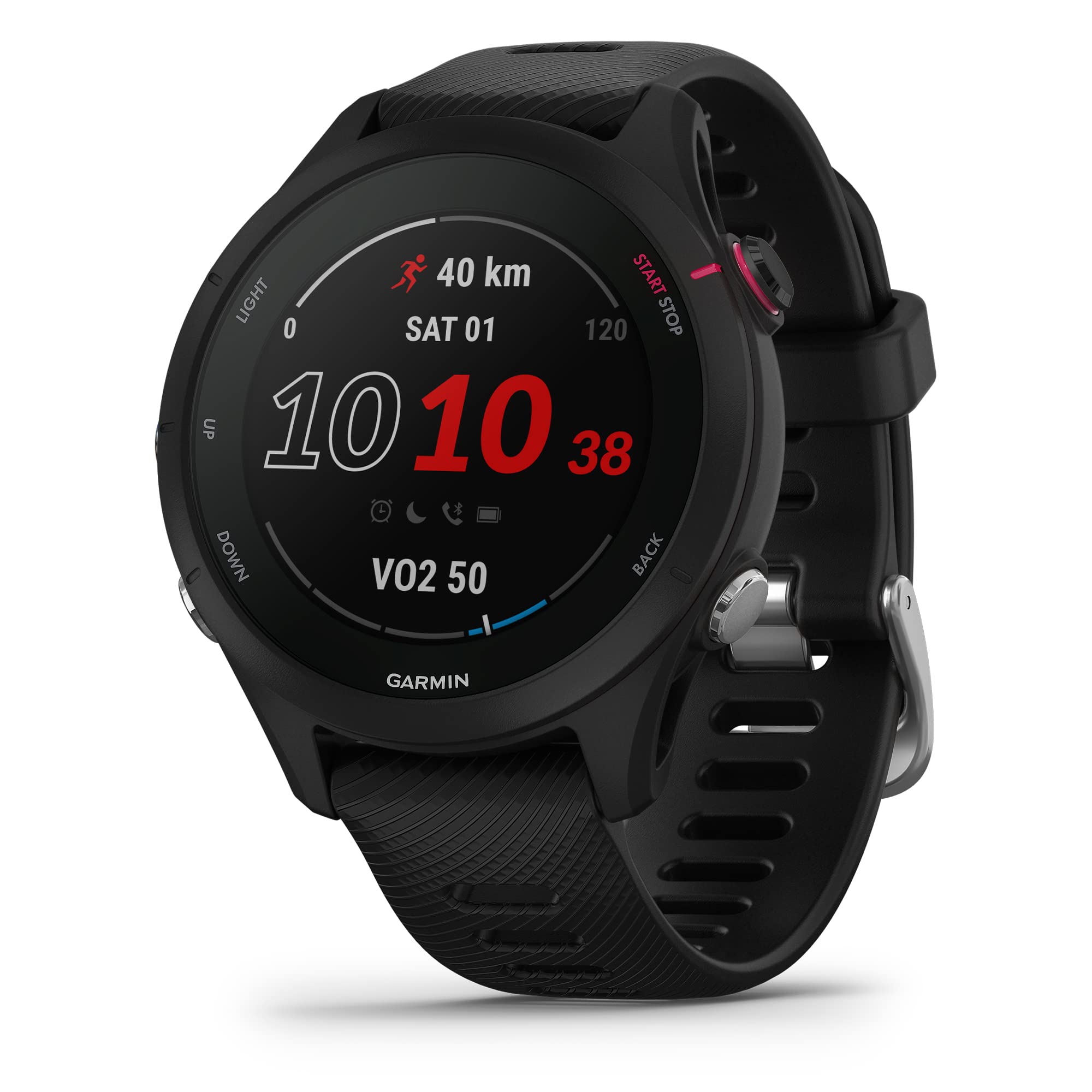 Garmin Forerunner 255 Smartwatch with Advanced Fitness Tracking - 41 MM / Black - Small / Music