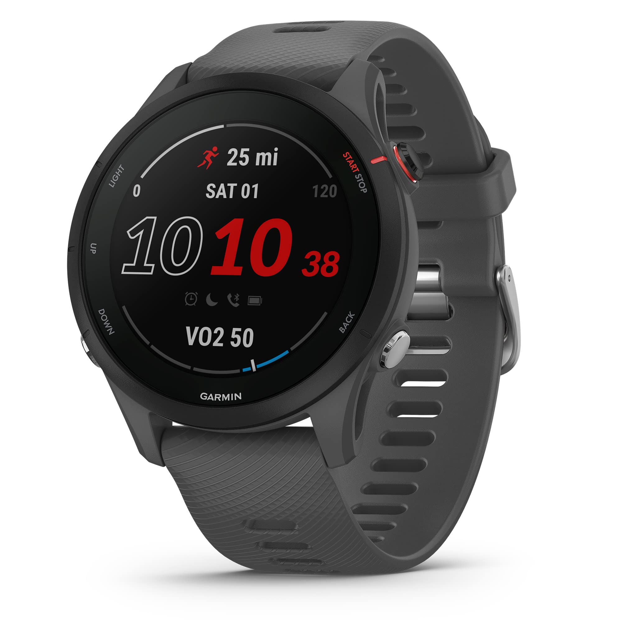 Garmin Forerunner 255 Smartwatch with Advanced Fitness Tracking - 46 MM / Slate Gray / Non-Music