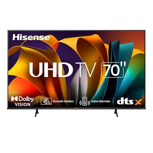 Hisense 50 inch 4K Smart TV with UHD display Dolby Vision and voice remote features