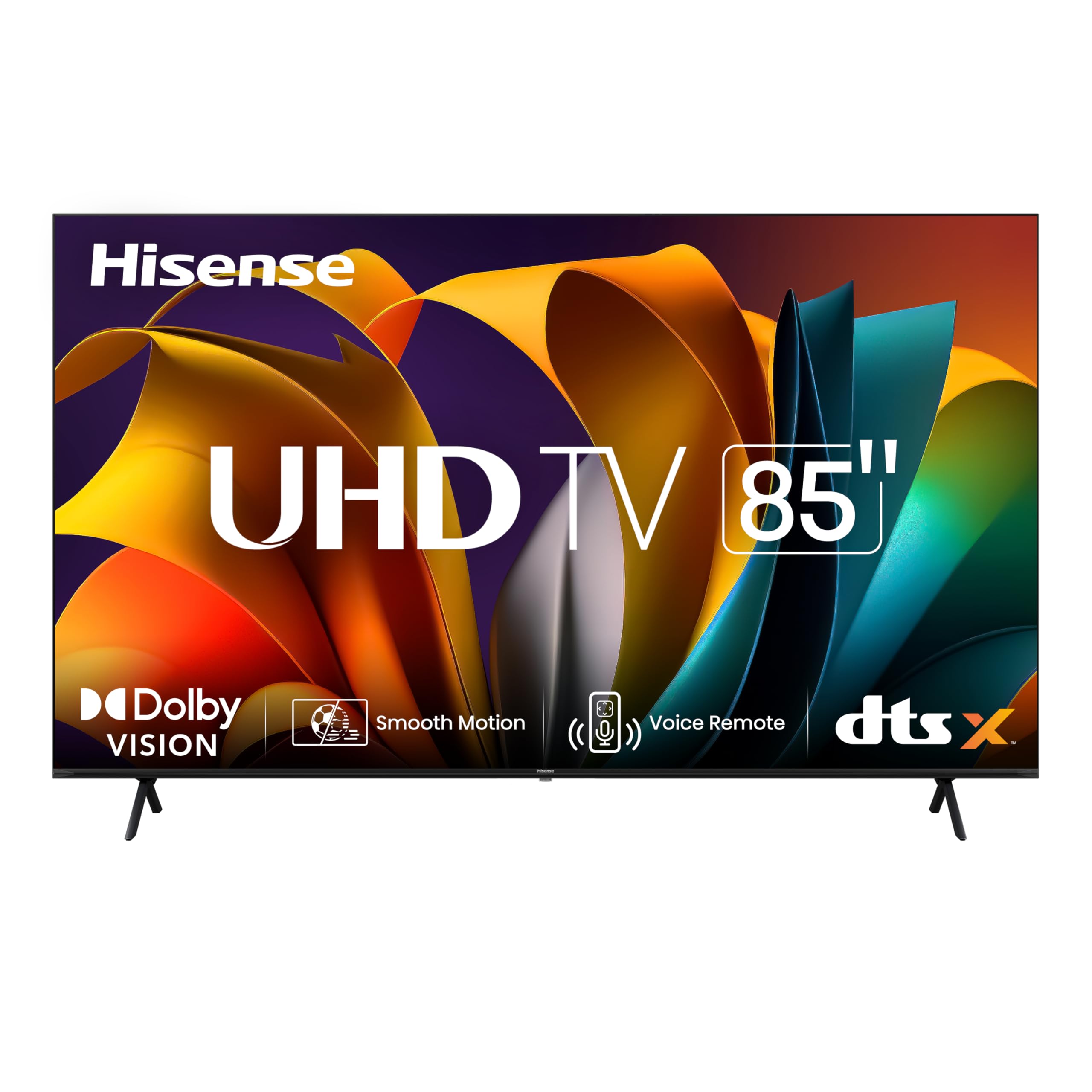 Hisense 50 inch 4K Smart TV with vibrant display and voice remote features
