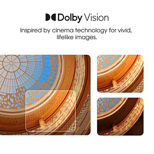 Hisense 50 inch 4K Smart TV showcasing Dolby Vision technology for vivid lifelike images