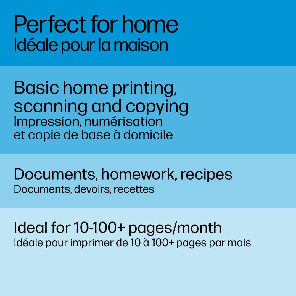 HP DeskJet 2855e wireless printer perfect for home use with basic printing scanning and copying