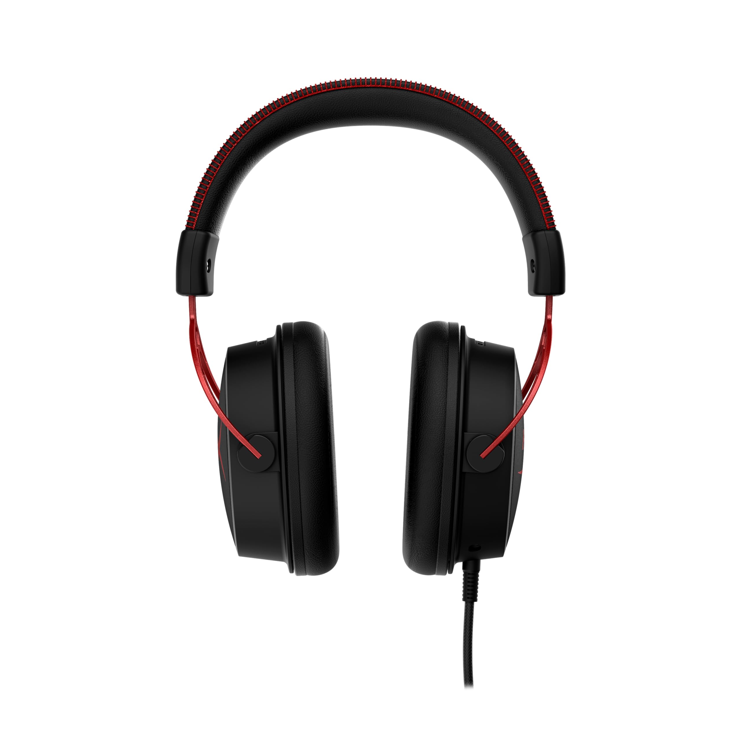 HyperX Cloud Alpha gaming headset in black with red accents and cushioned ear cups