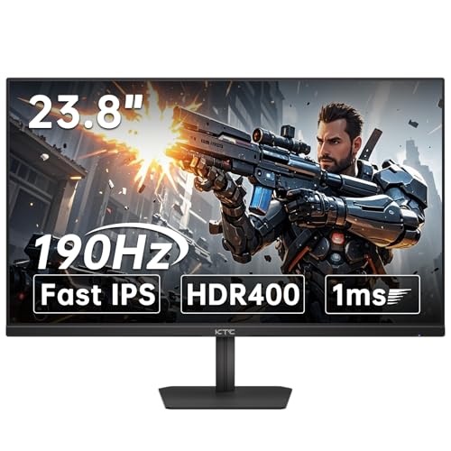 craques KTC 24 inch gaming monitor with 190Hz refresh rate Fast IPS HDR400 and 1ms response time