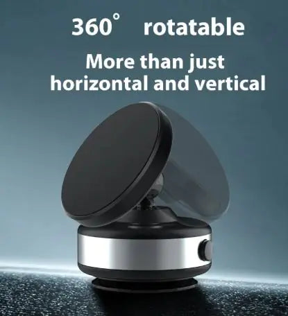 Craques magnetic car phone holder with 360-degree rotatable design for flexible phone positioning