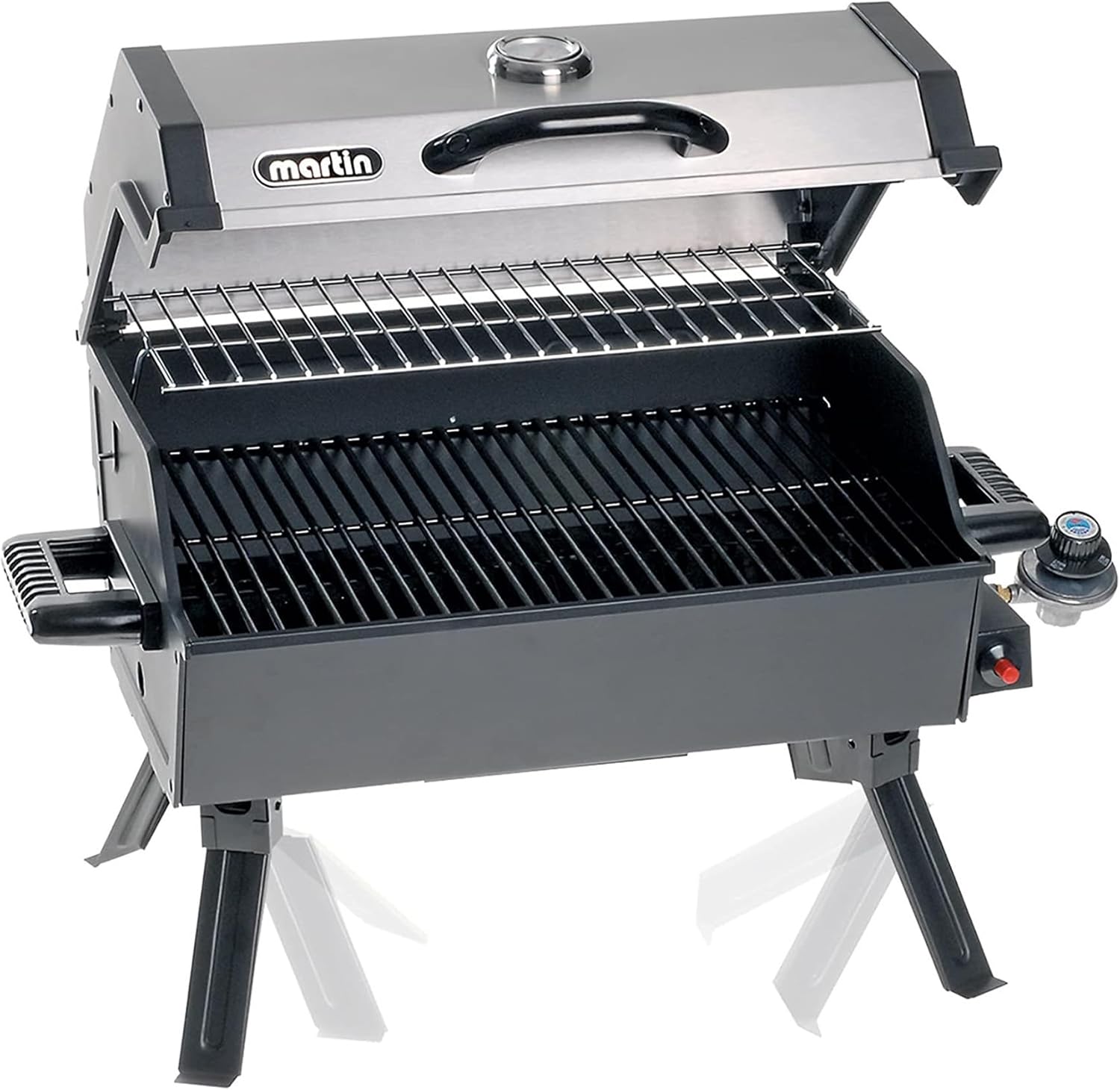 Martin Portable Propane Gas Grill with Foldable Legs