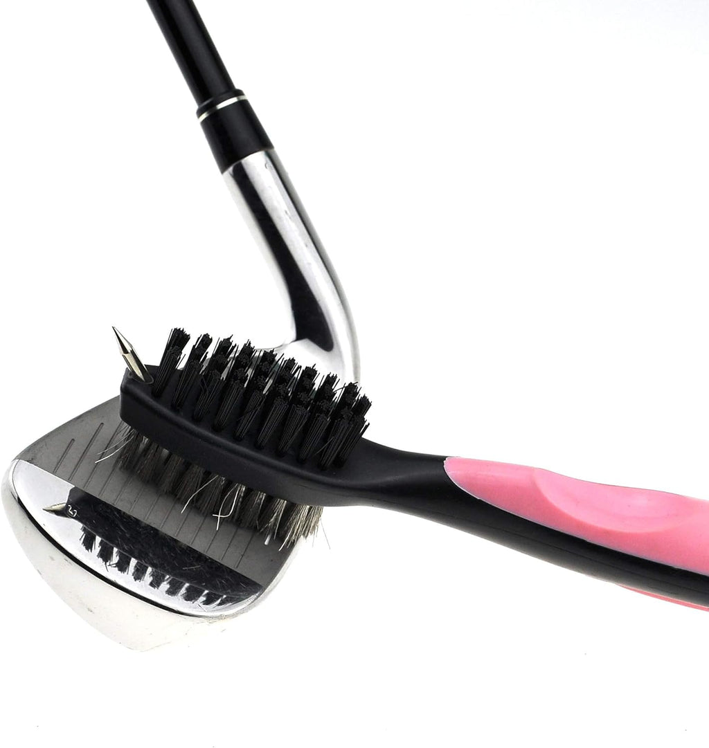 craques microfiber golf towel with brush kit featuring a cleaning brush for golf club maintenance