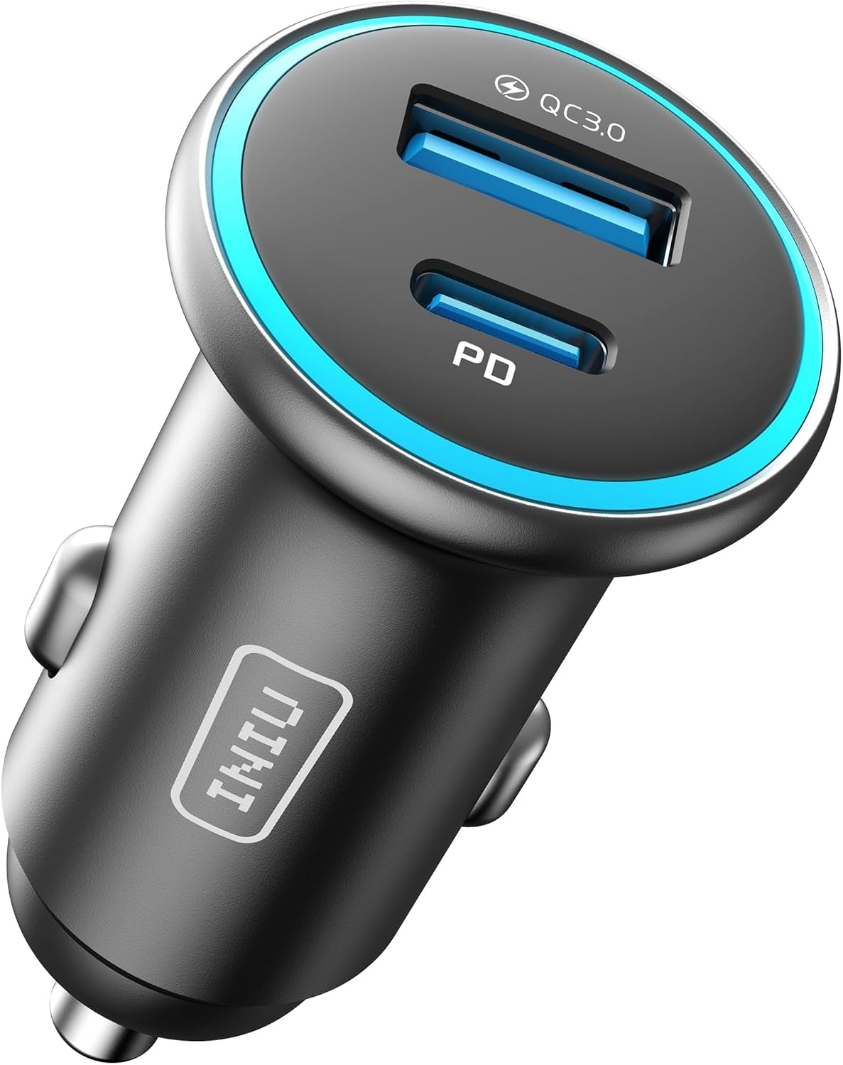 Craques usb c car charger fast charging with dual ports including QC 3.0 and PD for quick power delivery