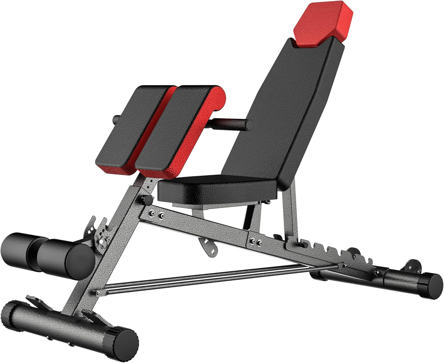 Craques multi-functional weight bench for home gym with adjustable backrest and leg support
