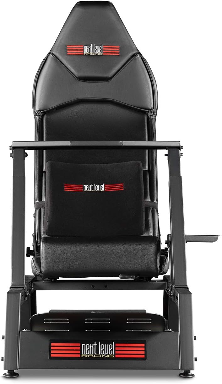 Next Level Racing F-GT simulator cockpit black racing seat with sturdy metal frame by craques