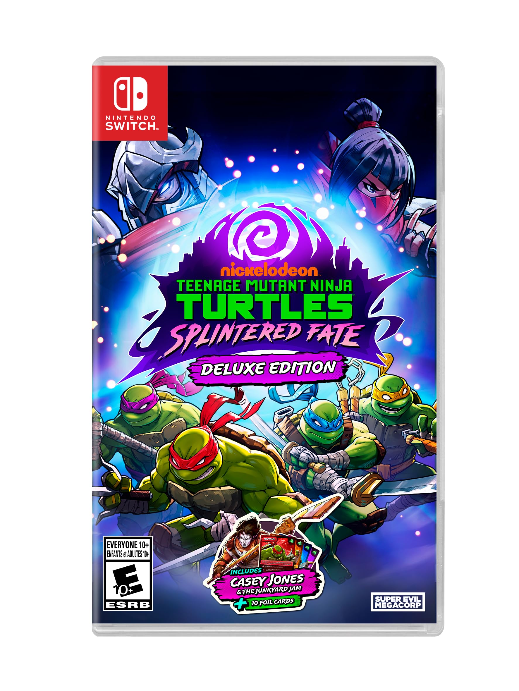 Teenage Mutant Ninja Turtles Splintered Fate Deluxe Edition Nintendo Switch game cover