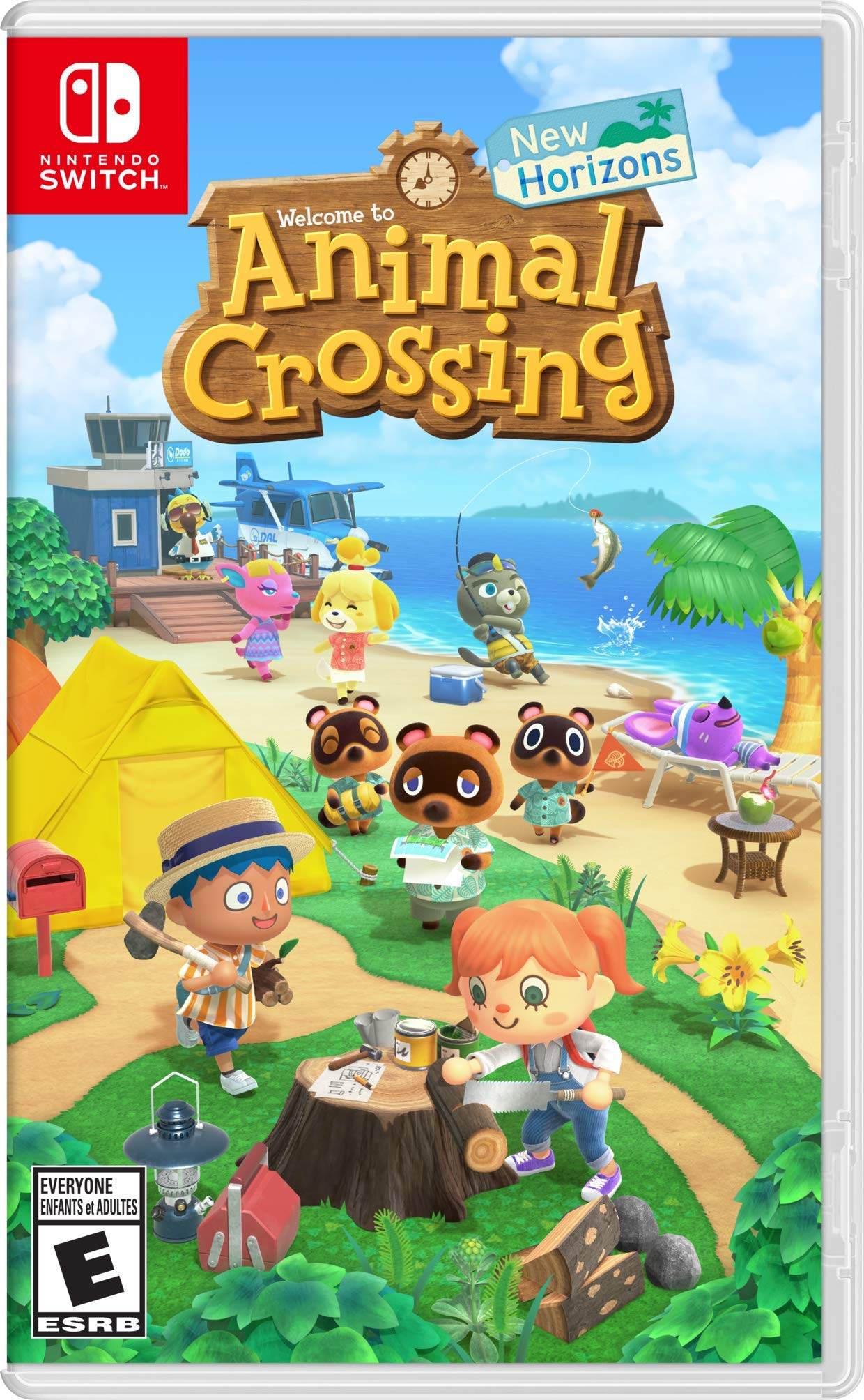 Animal Crossing New Horizons Nintendo Switch + 12-Month Online - craques