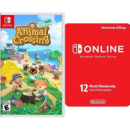 Animal Crossing New Horizons Nintendo Switch + 12-Month Online - craques