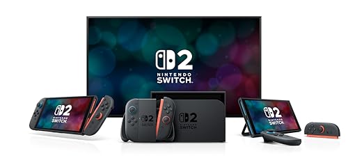Craques Nintendo Switch 2 console bundle showing console, dock, Joy-Con controllers, and screen