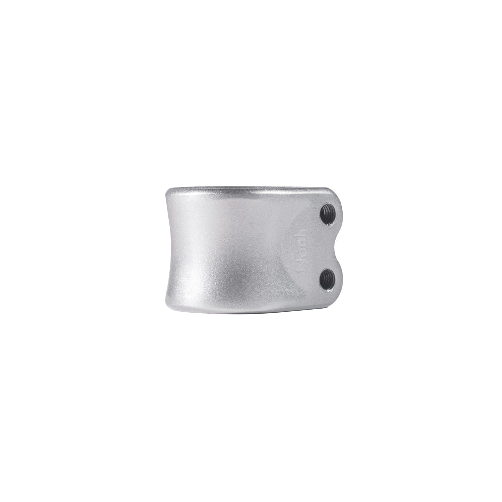 North Scooters HIC Clamp for - Durable Scooter - Matte Silver - Clamps