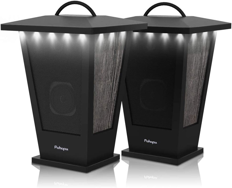 Craques waterproof Bluetooth speakers outdoor with lantern-style design and built-in LED lights