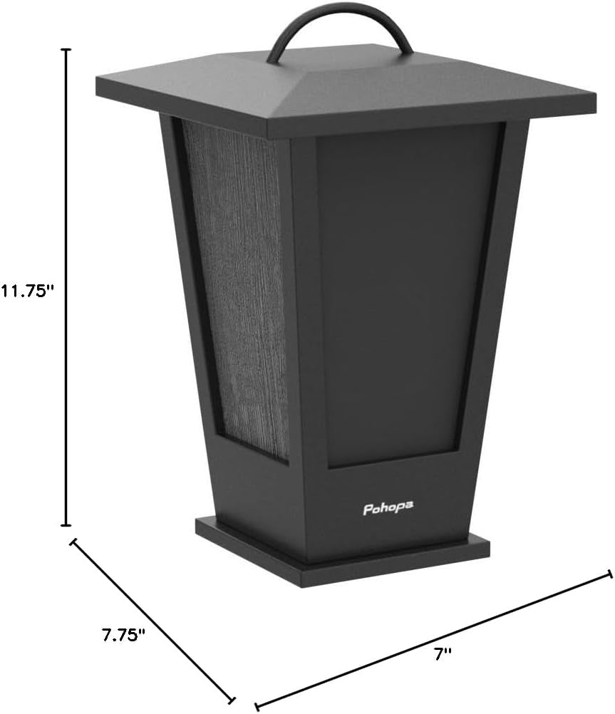 Craques waterproof Bluetooth speakers outdoor designed as a lantern with black finish and handle