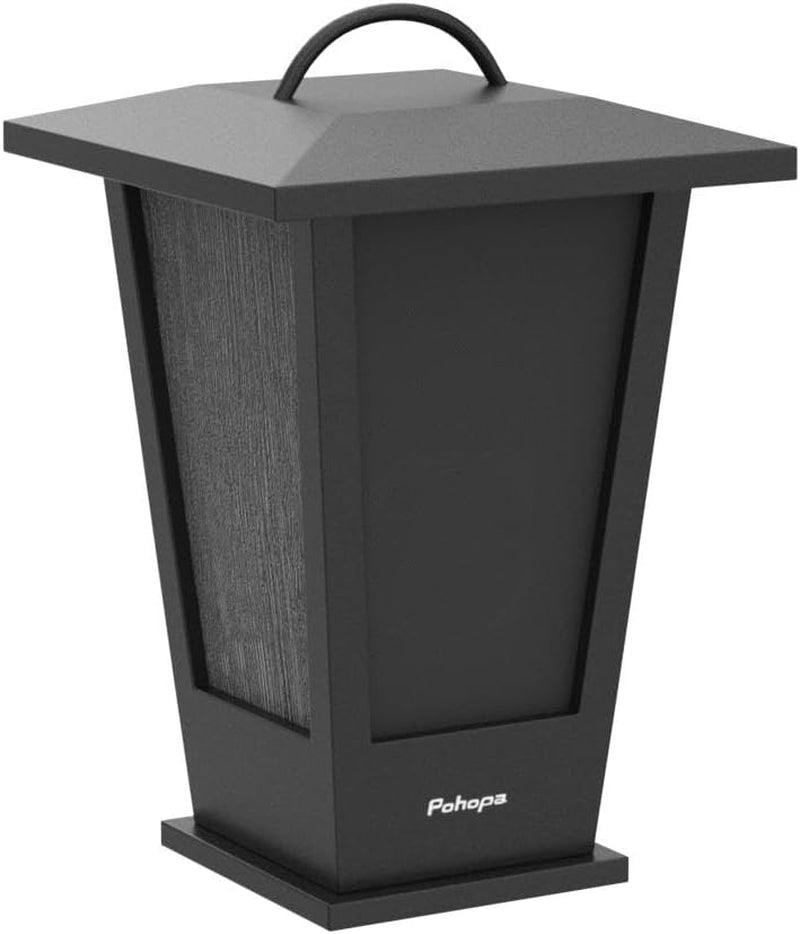 Craques waterproof Bluetooth speakers outdoor designed as a black lantern with handle for garden use