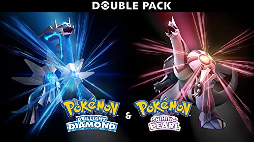 Double pack of Pokémon Brilliant Diamond and Shining Pearl featuring Pokémon Legends Arceus Nintendo Switch