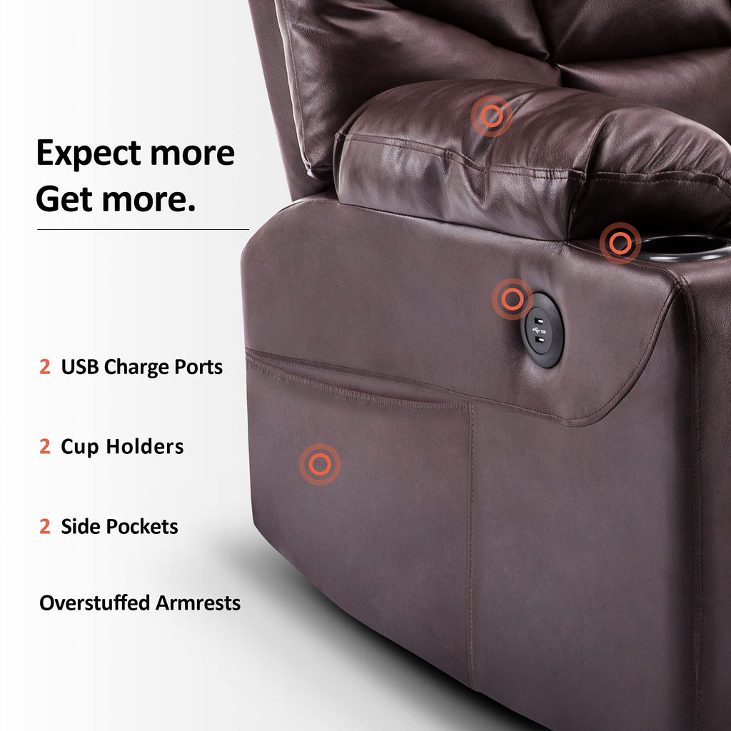 Craques Power Lift Recliner with Massage and Heat