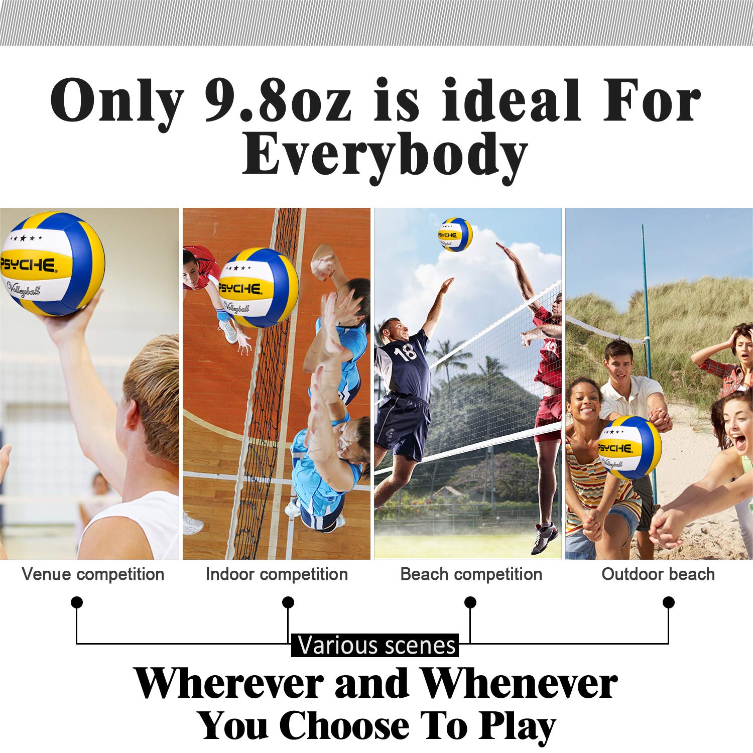 Official size 5 volleyball by craques used in venue competition indoor beach and outdoor beach games