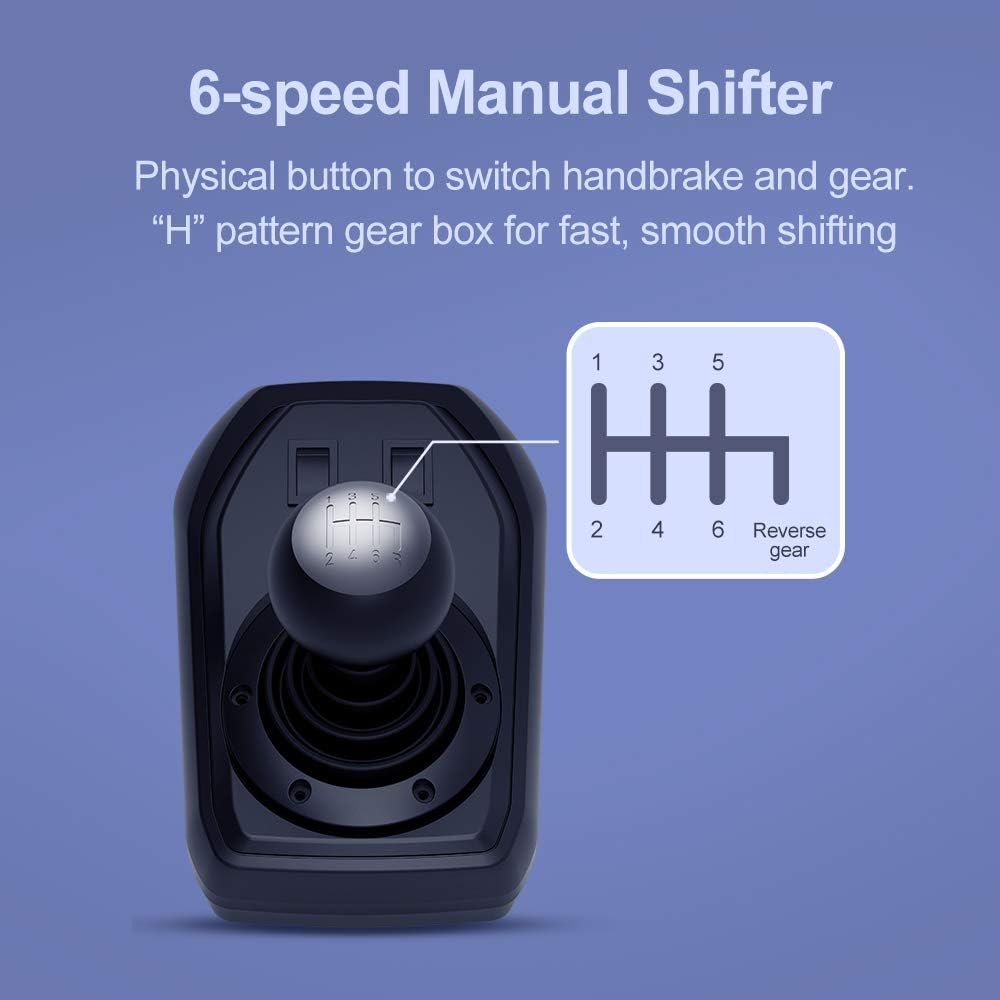 Craques PXN V9 Racing Wheel for PC with Pedals & Shifter