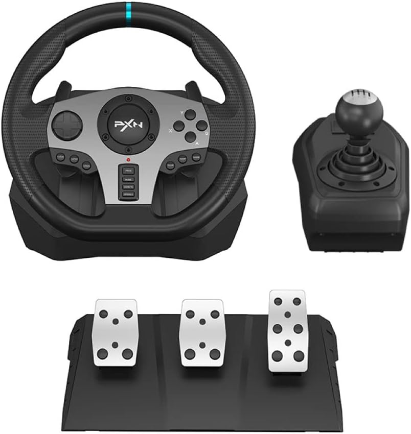 Craques PXN V9 Racing Wheel for PC with Pedals & Shifter