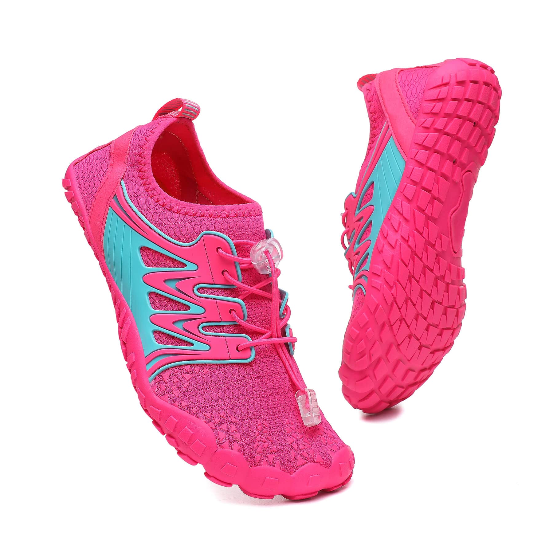 Craques quick-dry water shoes for men and women in pink and blue with textured soles