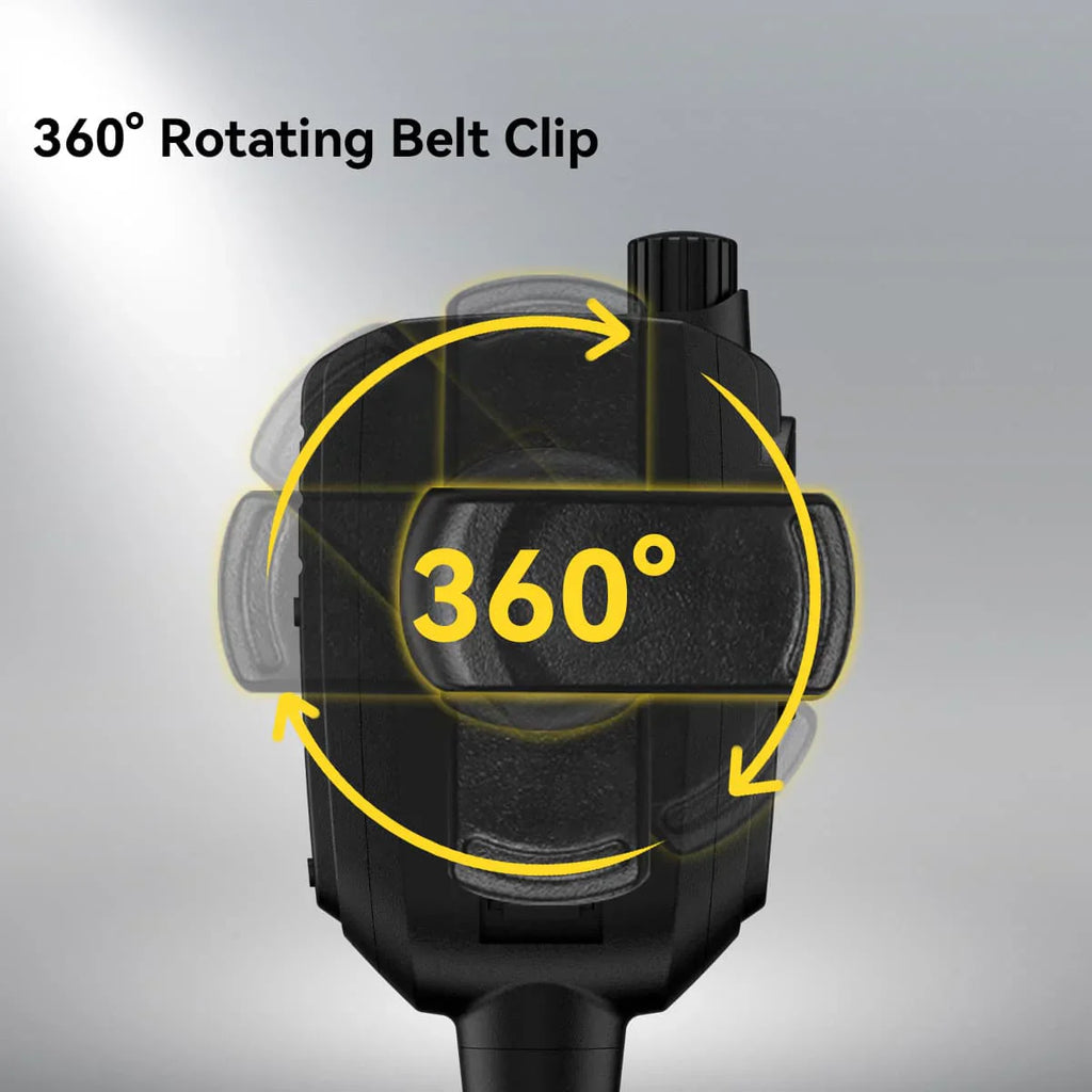 AI Noise-Canceling Speaker Mic – Retevis HK011 2-Pin Connector, Clear Voice Transmission