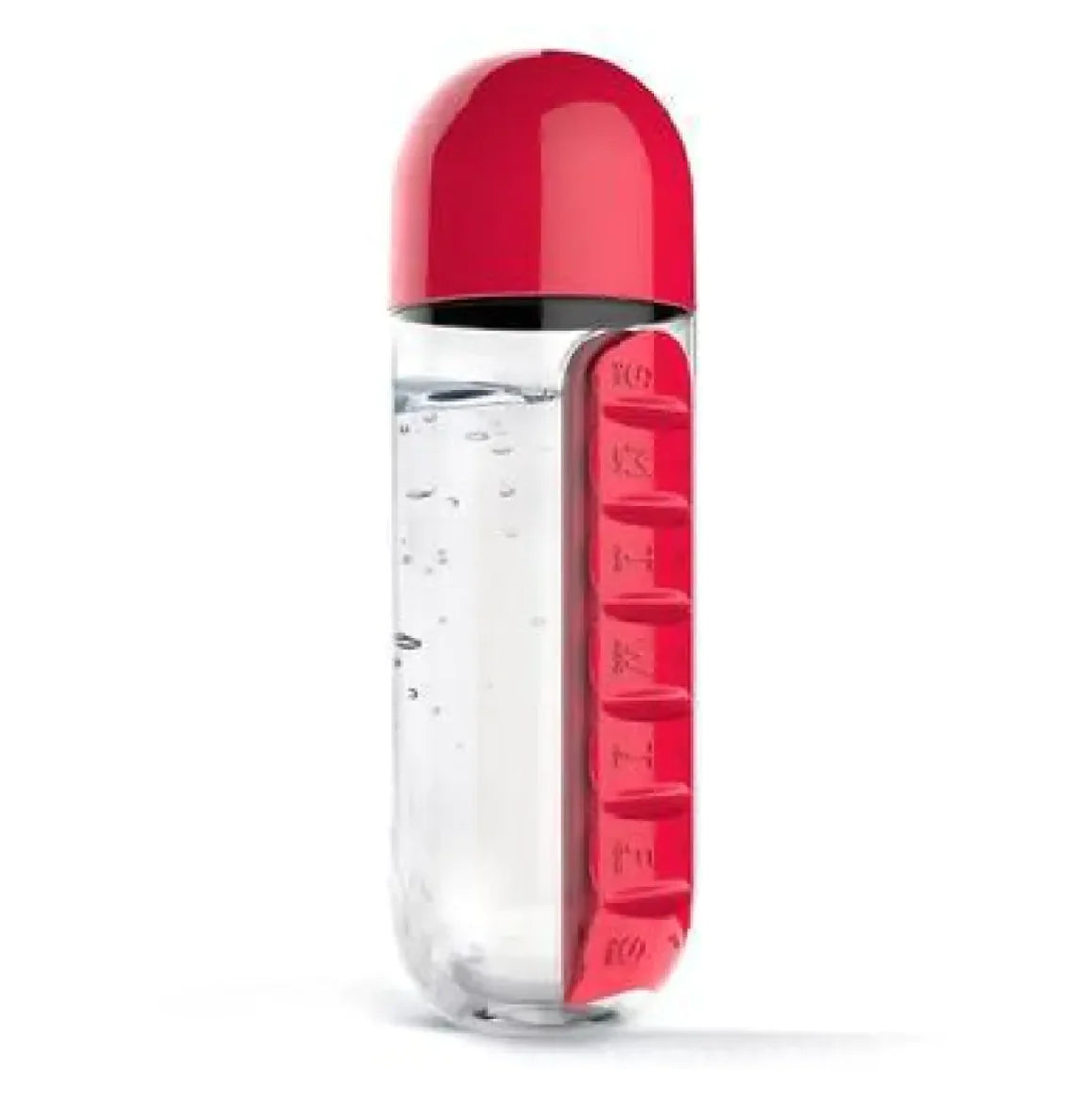 Craques Hybrid Pill Bottle Water Bottle with Daily Organizer craques