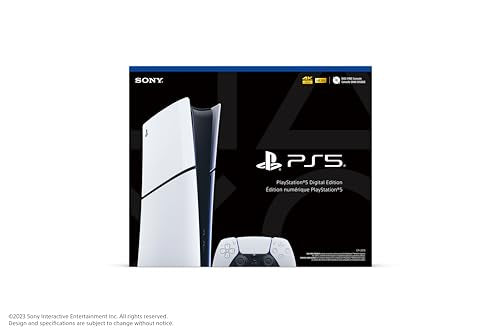 Craques PlayStation 5 Digital Edition Slim Console with Wireless Controller