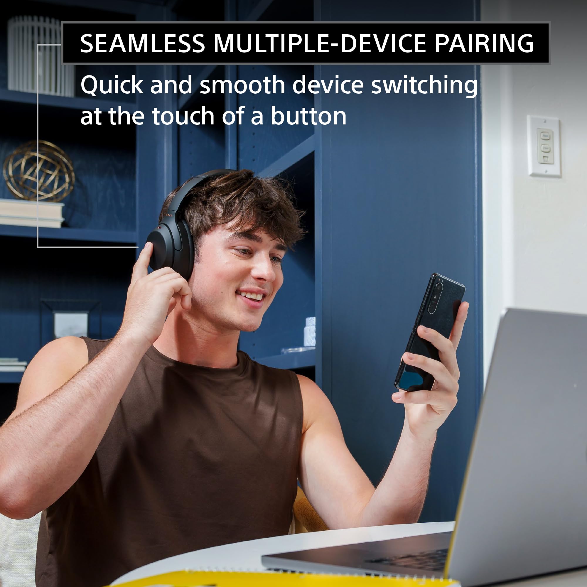 Sony WH-1000XM4 Wireless Headphones by Craques – Premium Noise Cancelling