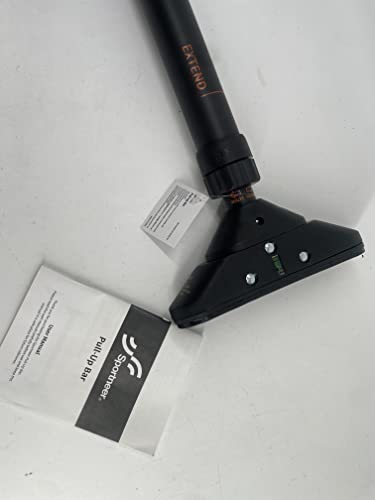 Craques pull up bar no screws with adjustable black metal frame and instruction manual