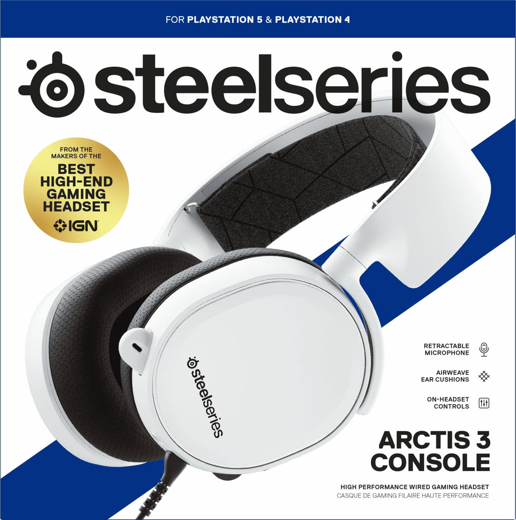 Craques SteelSeries Arctis Nova 1P Gaming Headset White