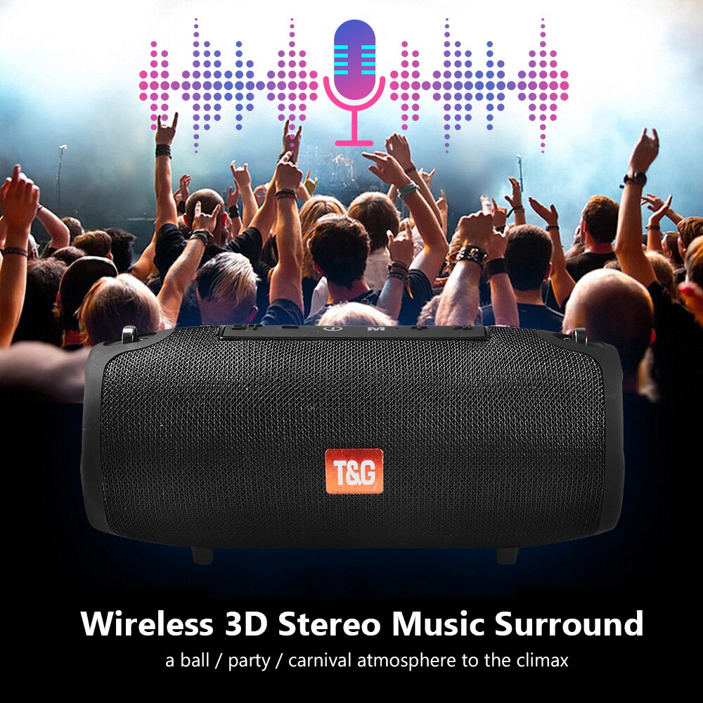 DC-THE CEO large waterproof bluetooth speaker 20W Bass