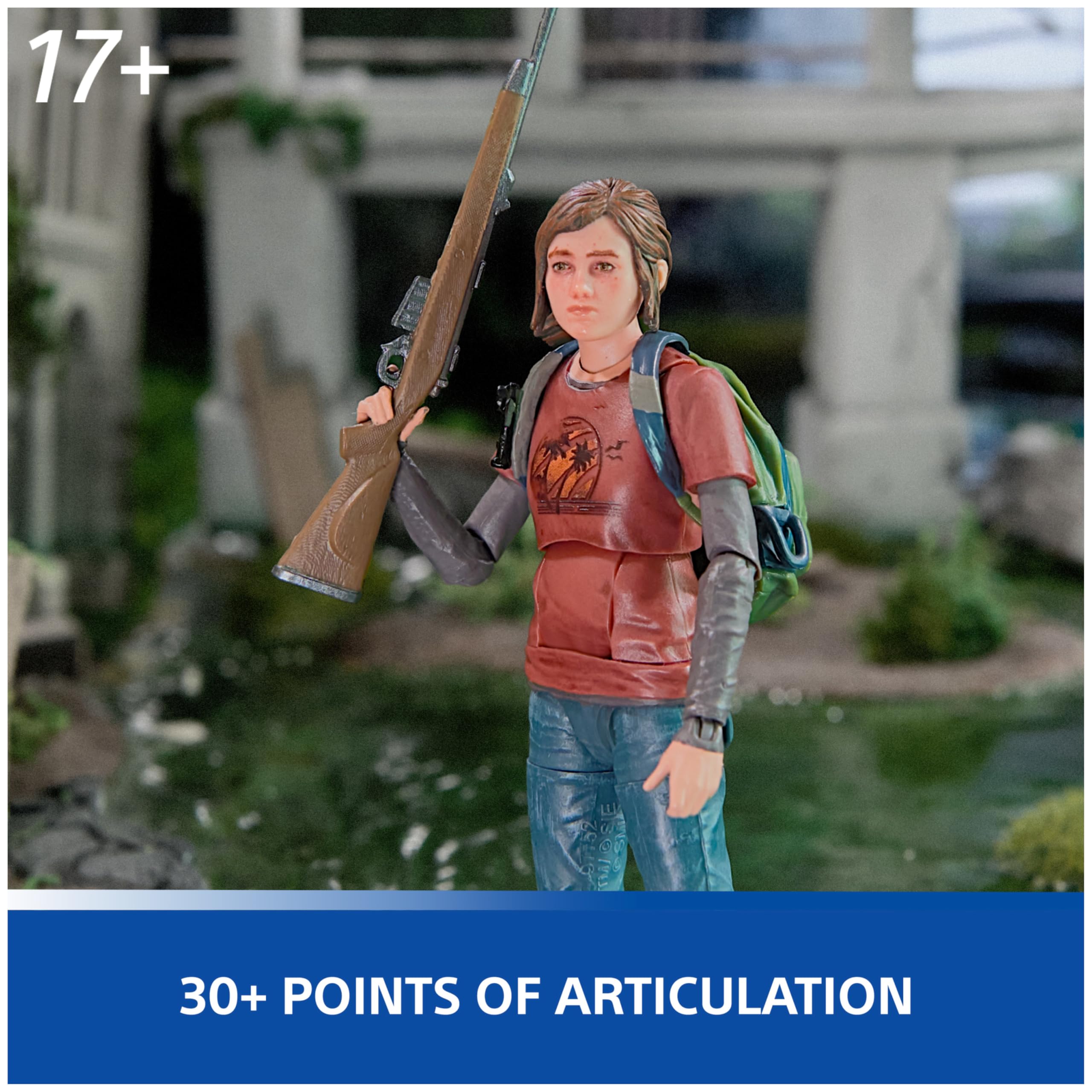 33-inch tall Kratos God of War Ragnarök action figure with 30 plus points of articulation